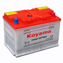 57024 (12V70AH) DIN70 Dry Charged Automobile Car Battery